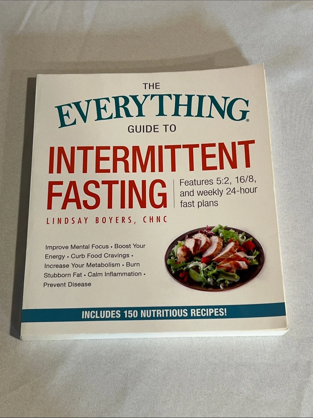 Guide to Intermittent Fasting by Lindsay Boyers - White/Cream Cover